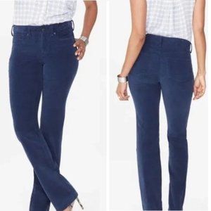 NWT NYDJ - Marilyn Velveteen Pants Blue